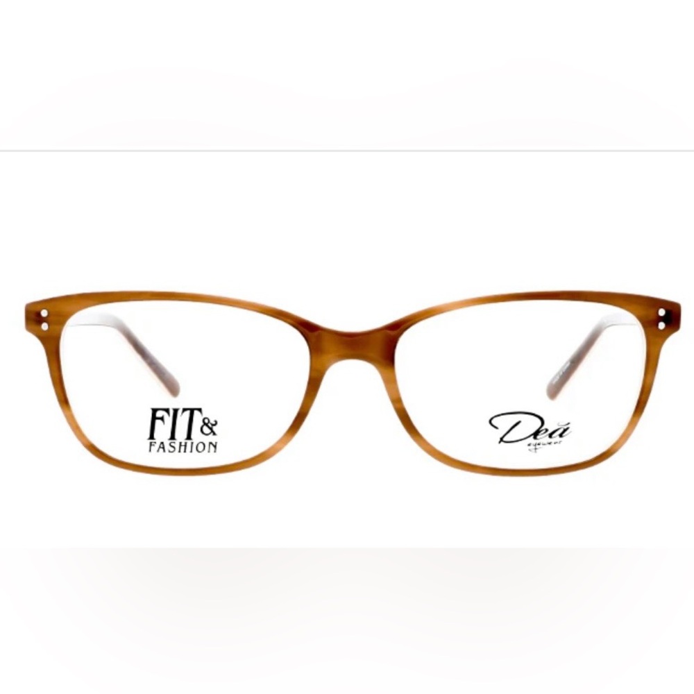 XL Women’s Dea Eyeglass Frame made by Fatheadz. Brown&Beige. NWOT